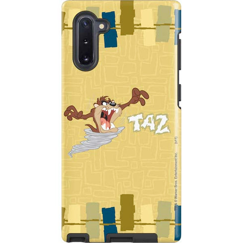 Looney Tunes Tasmanian Devil Swirl Cream Galaxy Cases